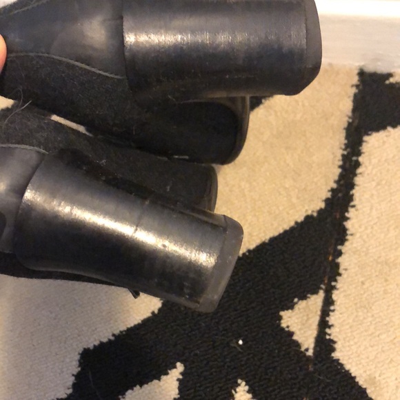 Celine gray flannel kiltie loafer pumps - Picture 4 of 6